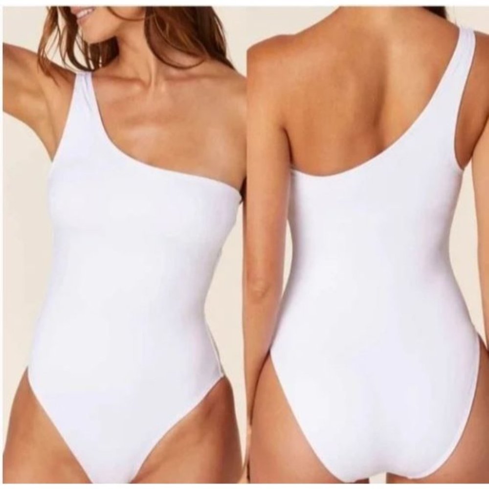 Andie Swim The Nantucket One Piece Swimsuit White Size XL NWT